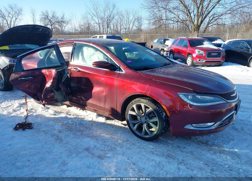 2016 CHRYSLER 200 C VIN: 1C3CCCEG4GN135625