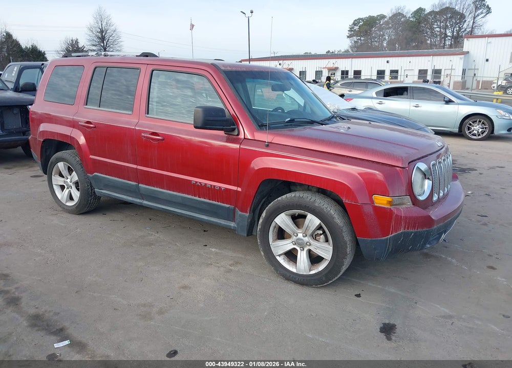 2011 JEEP PATRIOT LATITUDE X VIN: 1J4NT4GB7BD160071