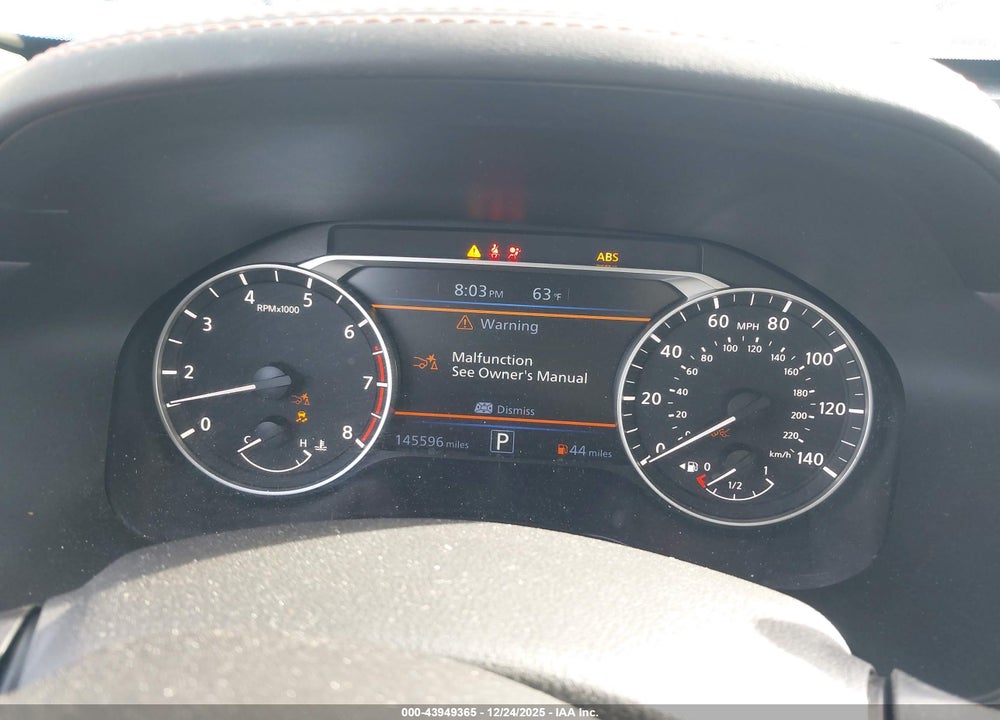 2020 NISSAN ALTIMA SR FWD VIN: 1N4BL4CV5LC180213