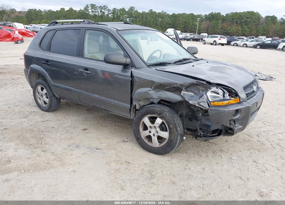 2007 HYUNDAI TUCSON GLS VIN: KM8JM12B47U518348