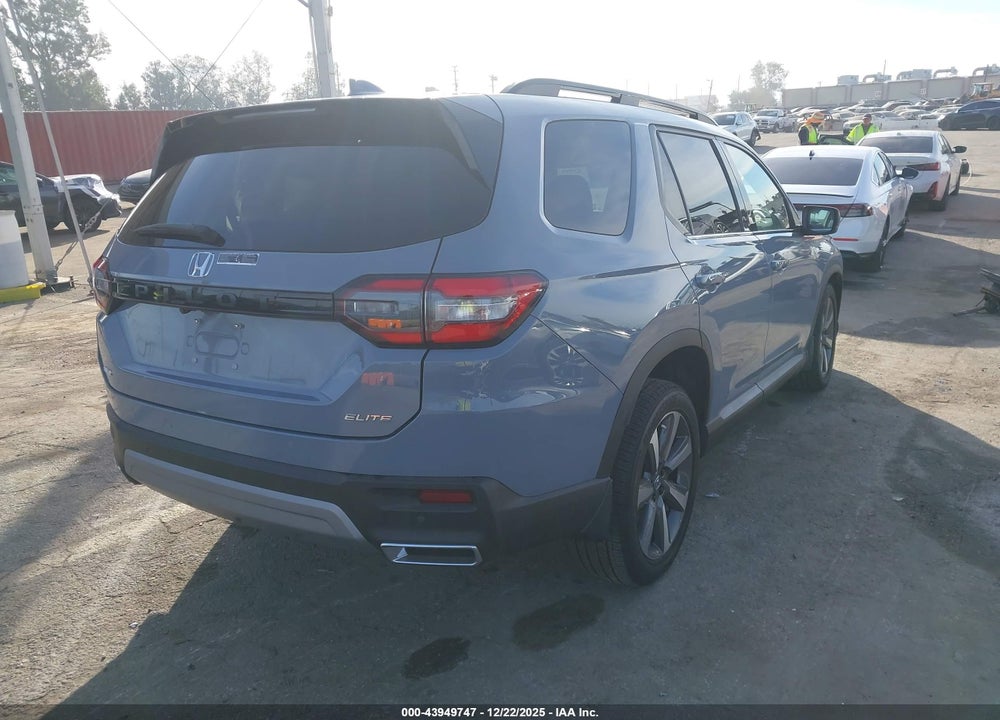 2025 HONDA PILOT ELITE VIN: 5FNYG1H88SB139862