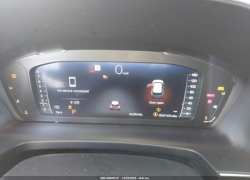 2025 HONDA PILOT ELITE VIN: 5FNYG1H88SB139862