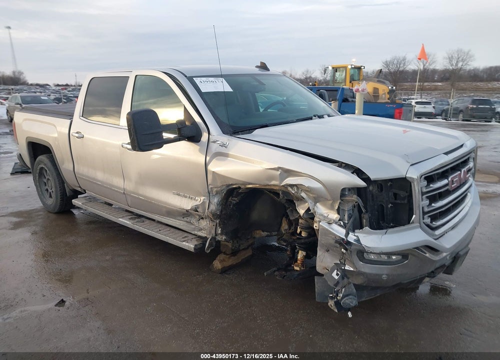2018 GMC SIERRA 1500 SLT VIN: 3GTU2NEC5JG630914