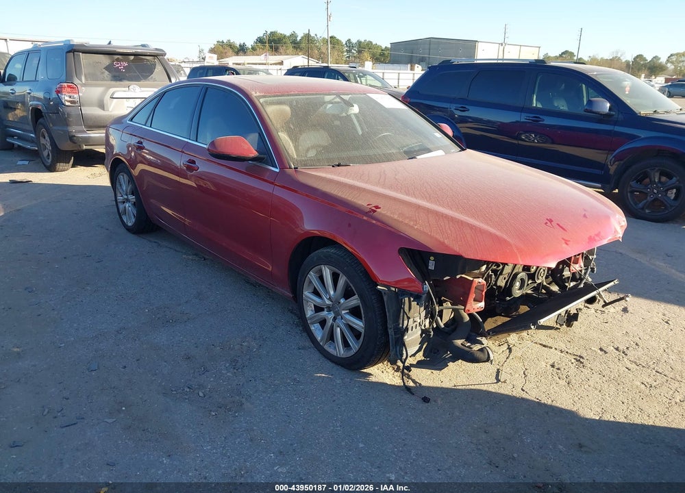 2013 AUDI A6 2.0T PREMIUM VIN: WAUGFAFC6DN038066