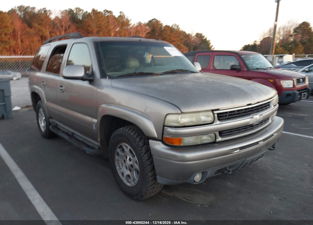 2003 CHEVROLET TAHOE Z71 VIN: 1GNEK13Z43R140558