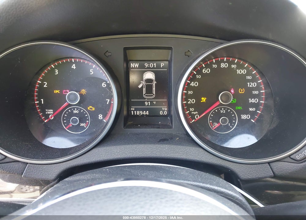 2013 VOLKSWAGEN GTI 2-DOOR VIN: WVWFD7AJ9DW120011