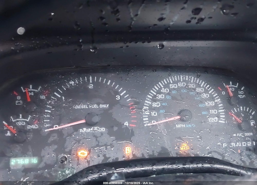 2000 DODGE RAM 2500 ST VIN: 3B7KF236XYG143998