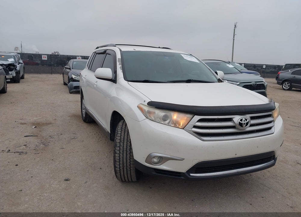 2012 TOYOTA HIGHLANDER BASE V6 VIN: 5TDZK3EH4CS085721