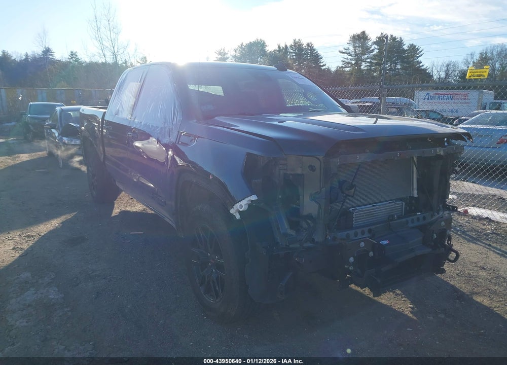 2022 GMC SIERRA 1500 4WD  SHORT BOX ELEVATION VIN: 3GTPUCEK3NG612615