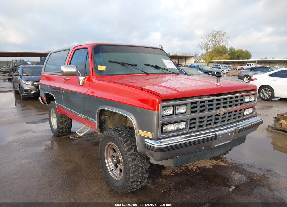 1989 CHEVROLET BLAZER V10 VIN: 1GNEV18K6KF123473