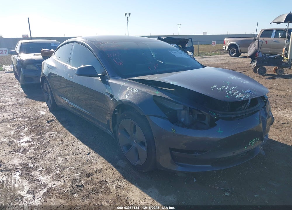 2022 TESLA MODEL 3 LONG RANGE DUAL MOTOR ALL-WHEEL DRIVE VIN: 5YJ3E1EB3NF183353