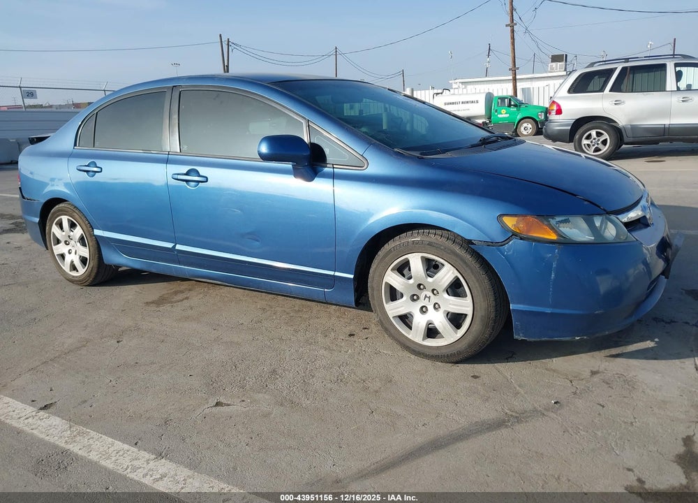 2007 HONDA CIVIC LX VIN: 1HGFA16507L096626