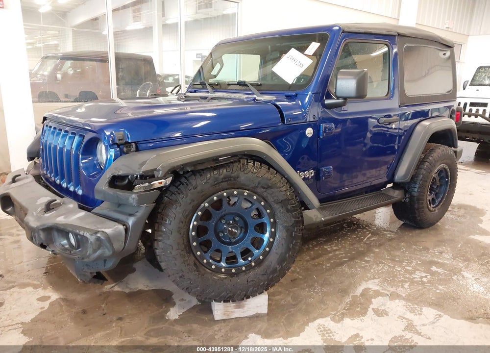2018 JEEP WRANGLER SPORT S 4X4 VIN: 1C4GJXAG9JW291287