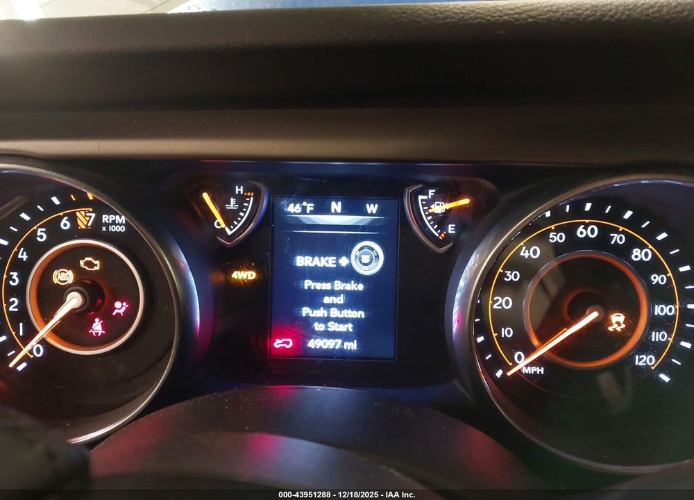2018 JEEP WRANGLER SPORT S 4X4 VIN: 1C4GJXAG9JW291287