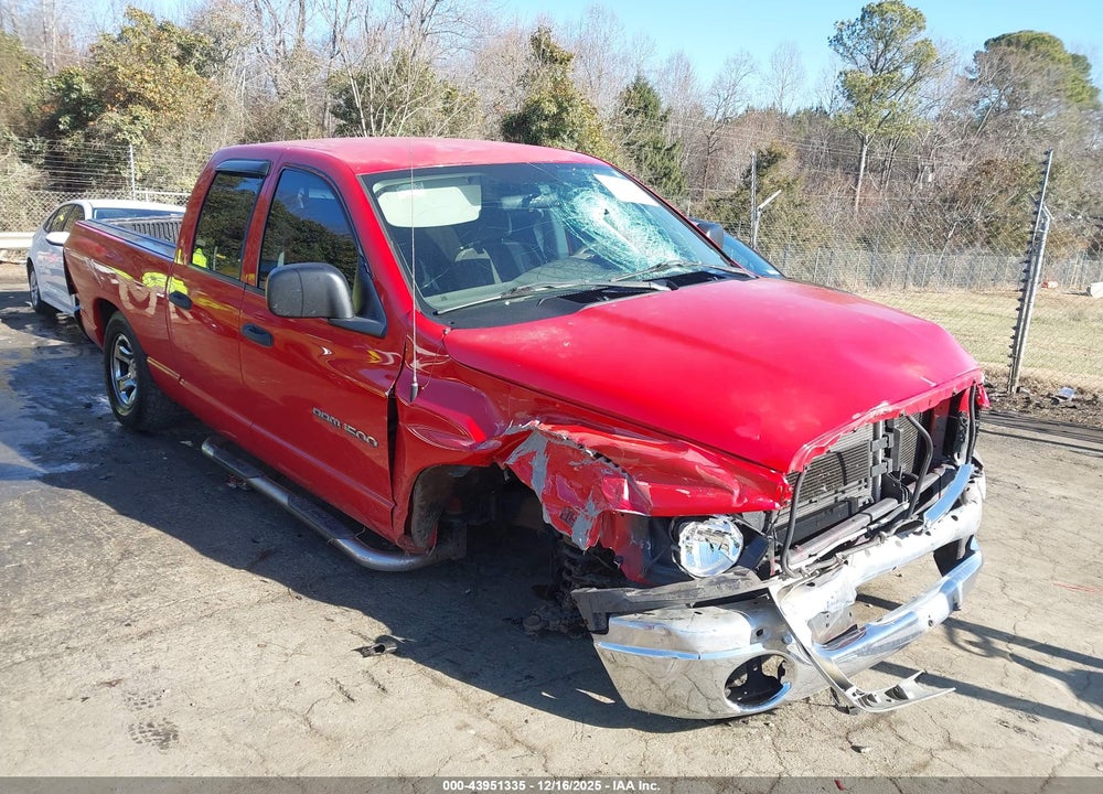 2004 DODGE RAM 1500 SLT/LARAMIE VIN: 1D7HA18D84S624349