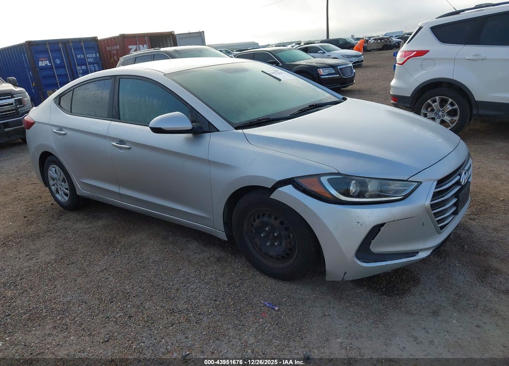 2017 HYUNDAI ELANTRA SE VIN: KMHD74LF2HU081054