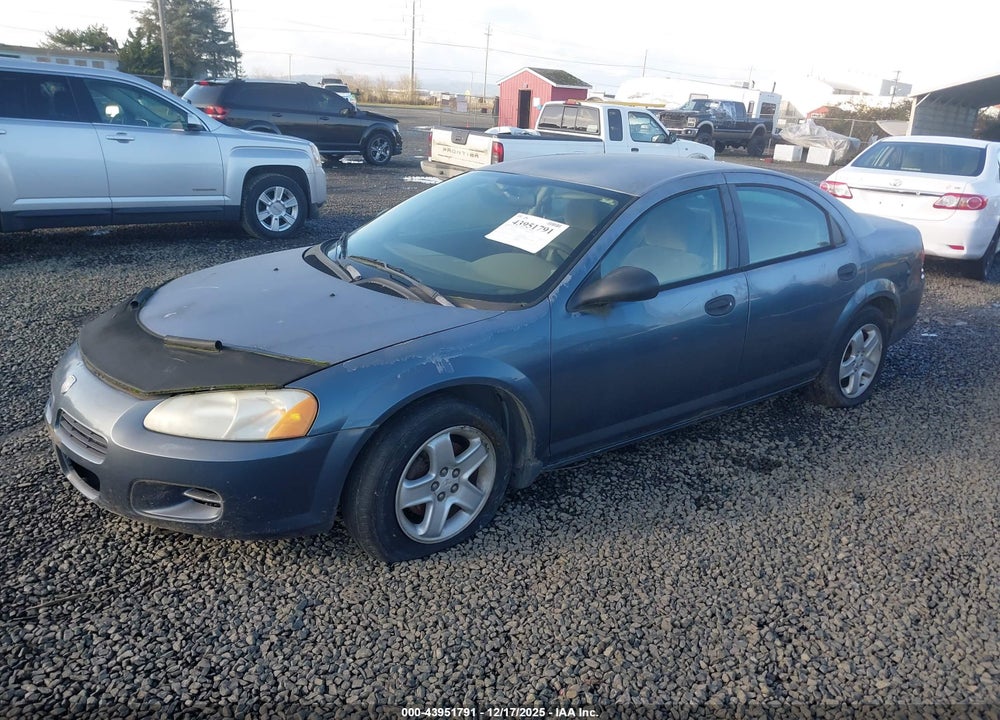 2003 DODGE STRATUS SE VIN: 1B3EL36X83N556004