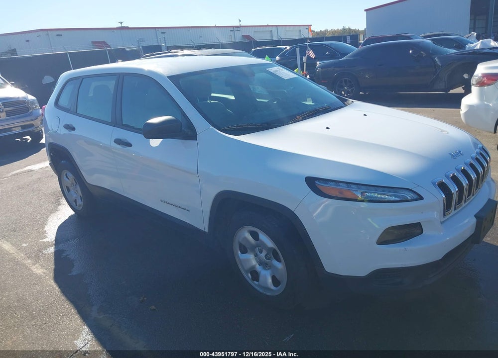 2017 JEEP CHEROKEE SPORT FWD VIN: 1C4PJLAB8HW609942