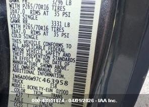 2007 NISSAN FRONTIER SE VIN: 1N6AD06W97C463958