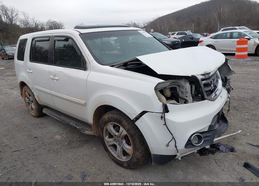 2012 HONDA PILOT EX-L VIN: 5FNYF4H58CB004926