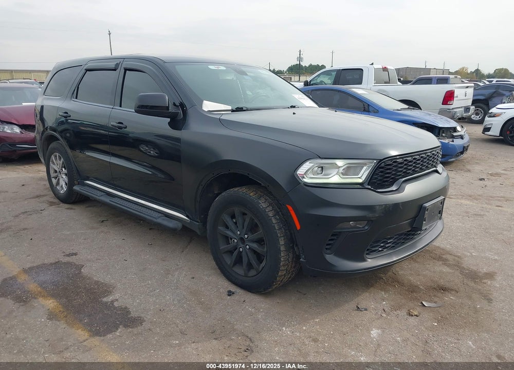 2021 DODGE DURANGO SXT RWD VIN: 1C4RDHAG2MC609035