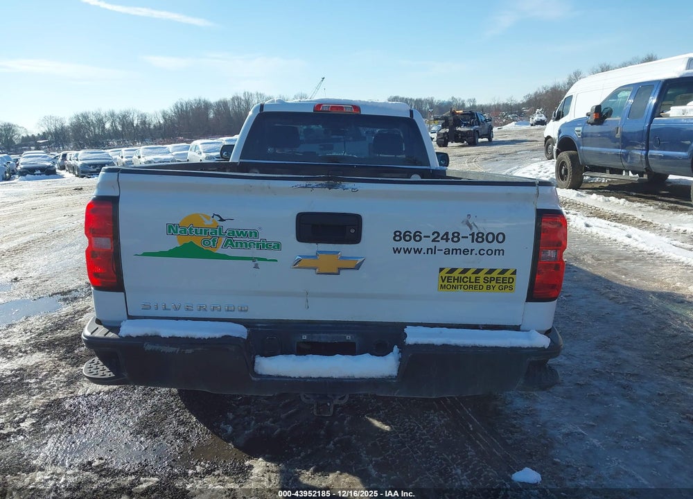 2016 CHEVROLET SILVERADO 1500 WT VIN: 1GCNCNEH2GZ369912