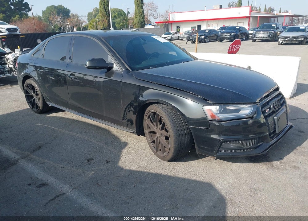 2016 AUDI S4 3.0T PREMIUM PLUS VIN: WAUBGAFL9GA002696