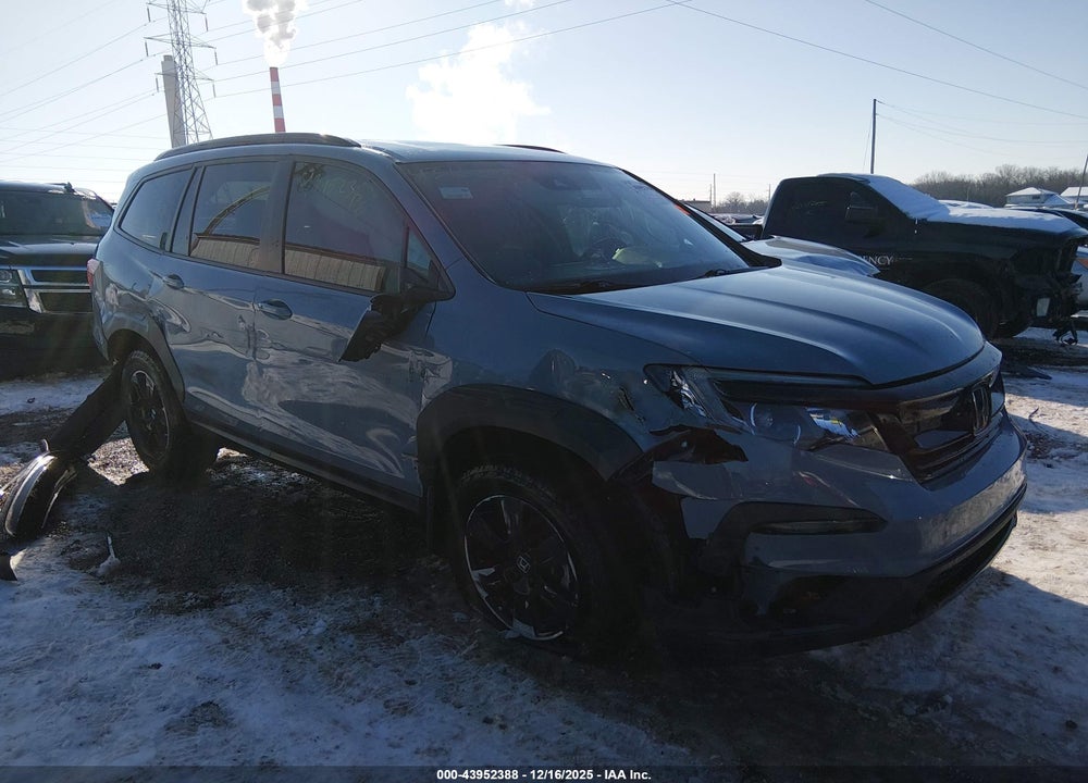2022 HONDA PILOT AWD TRAILSPORT VIN: 5FNYF6H89NB074489