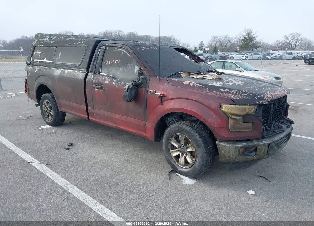 2016 FORD F-150 XL VIN: 1FTMF1C82GKE10255