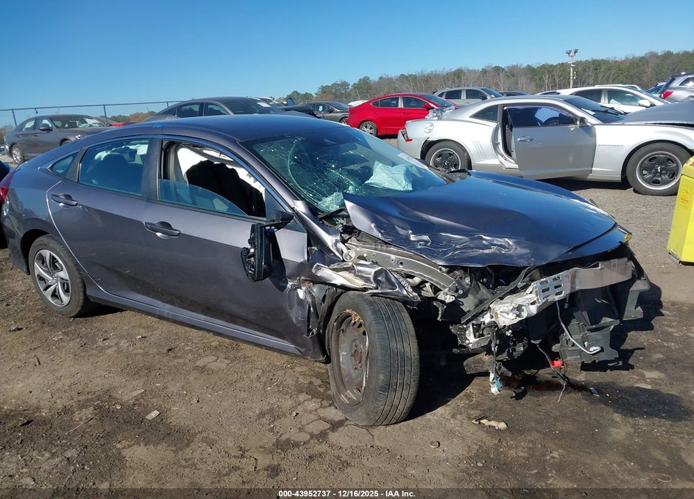 2019 HONDA CIVIC LX VIN: 19XFC2F64KE018309