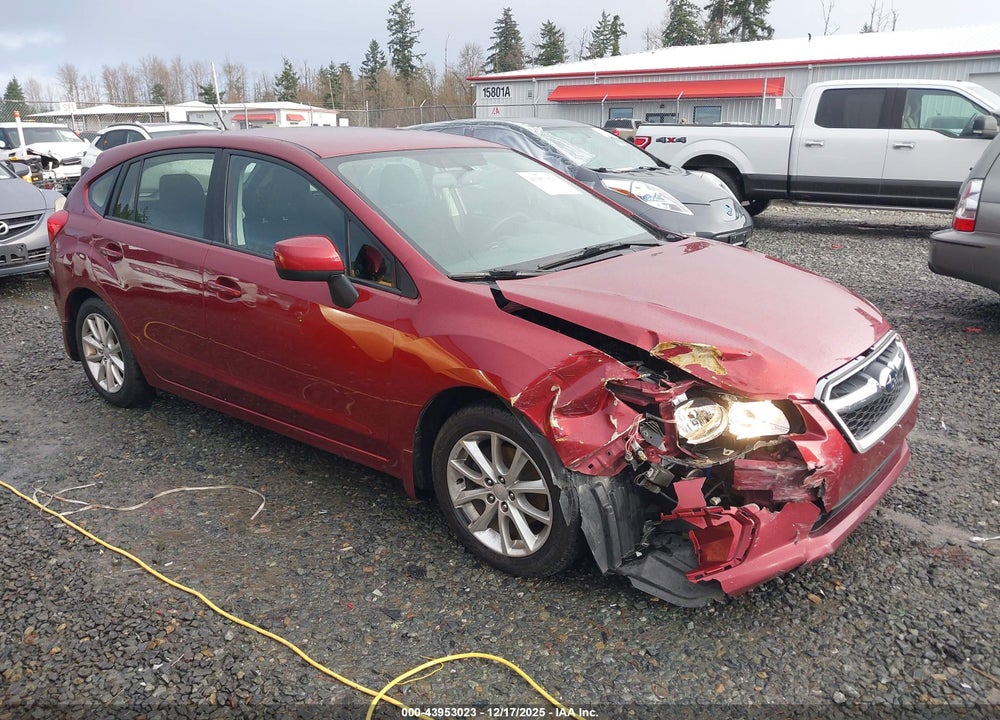 2013 SUBARU IMPREZA 2.0I PREMIUM VIN: JF1GPAC68DH206647