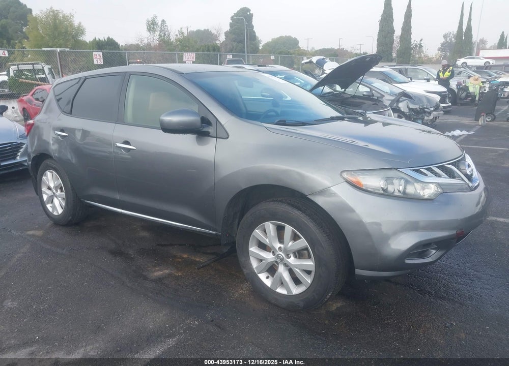 2014 NISSAN MURANO S VIN: JN8AZ1MU1EW404351