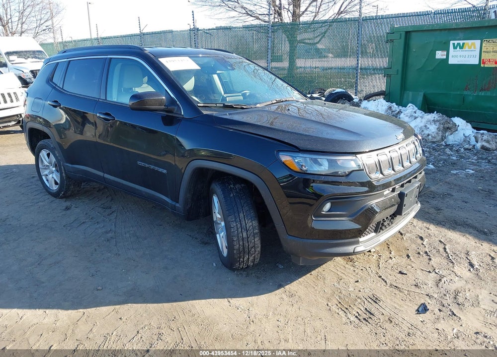 2022 JEEP COMPASS LATITUDE 4X4 VIN: 3C4NJDBB6NT165912