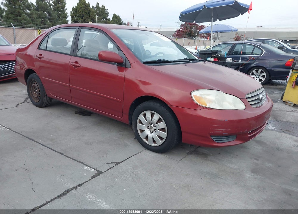 2003 TOYOTA COROLLA LE VIN: 1NXBR32E73Z005455