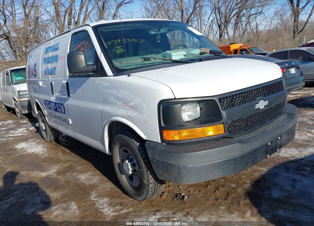 2015 CHEVROLET EXPRESS 2500 WORK VAN VIN: 1GCWGFCF1F1277882