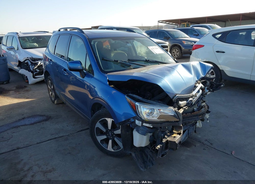 2018 SUBARU FORESTER 2.5I LIMITED VIN: JF2SJARC7JH407293