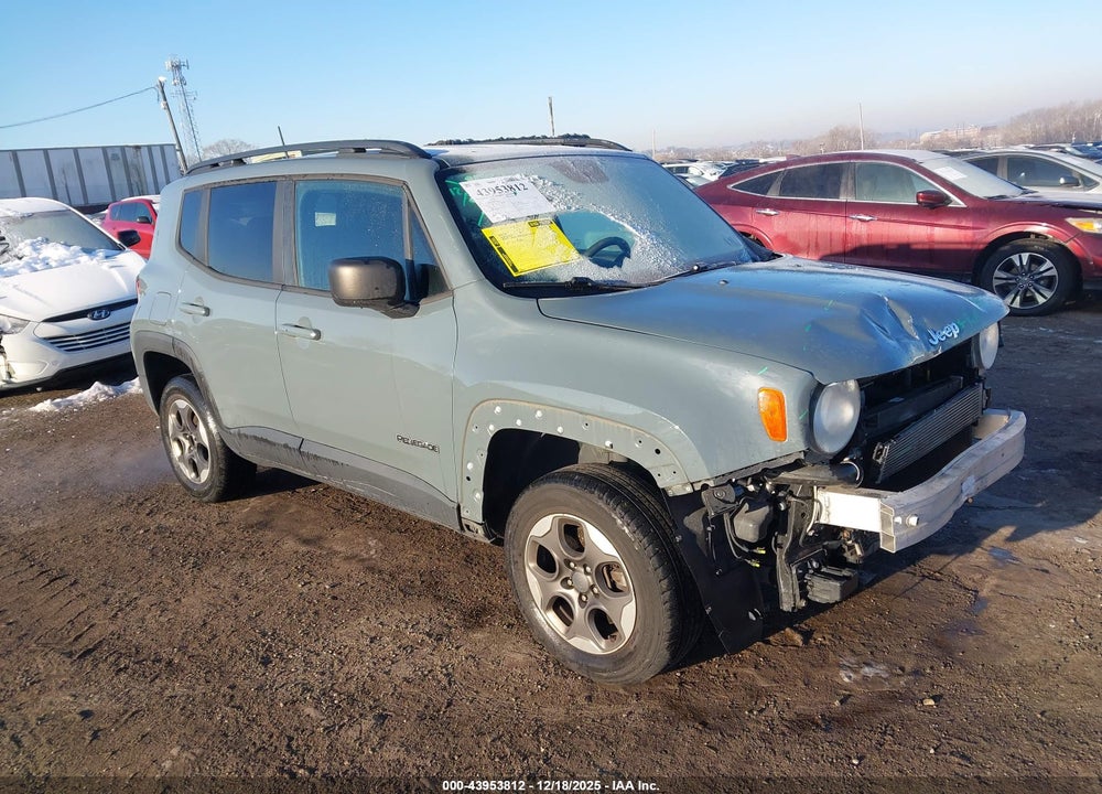 2017 JEEP RENEGADE SPORT 4X4 VIN: ZACCJBAB4HPF17961