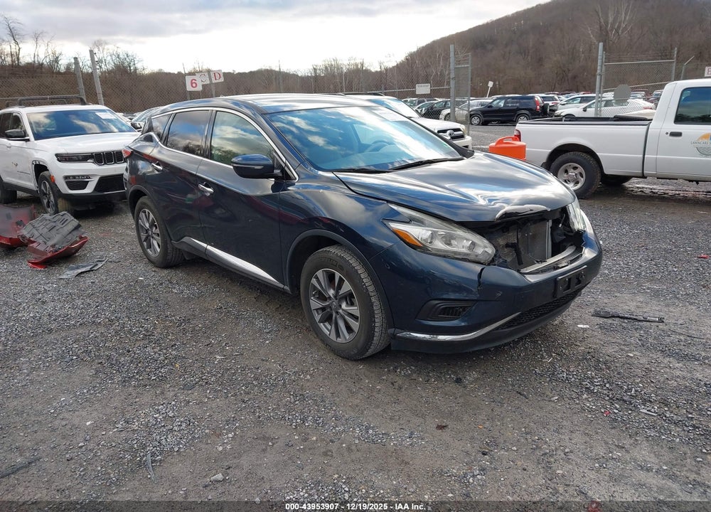 2015 NISSAN MURANO S VIN: 5N1AZ2MH5FN242991