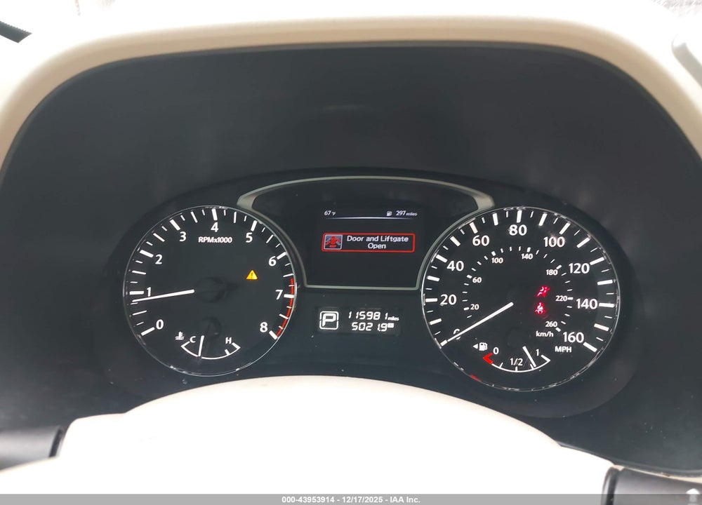 2015 NISSAN PATHFINDER S VIN: 5N1AR2MN2FC715411
