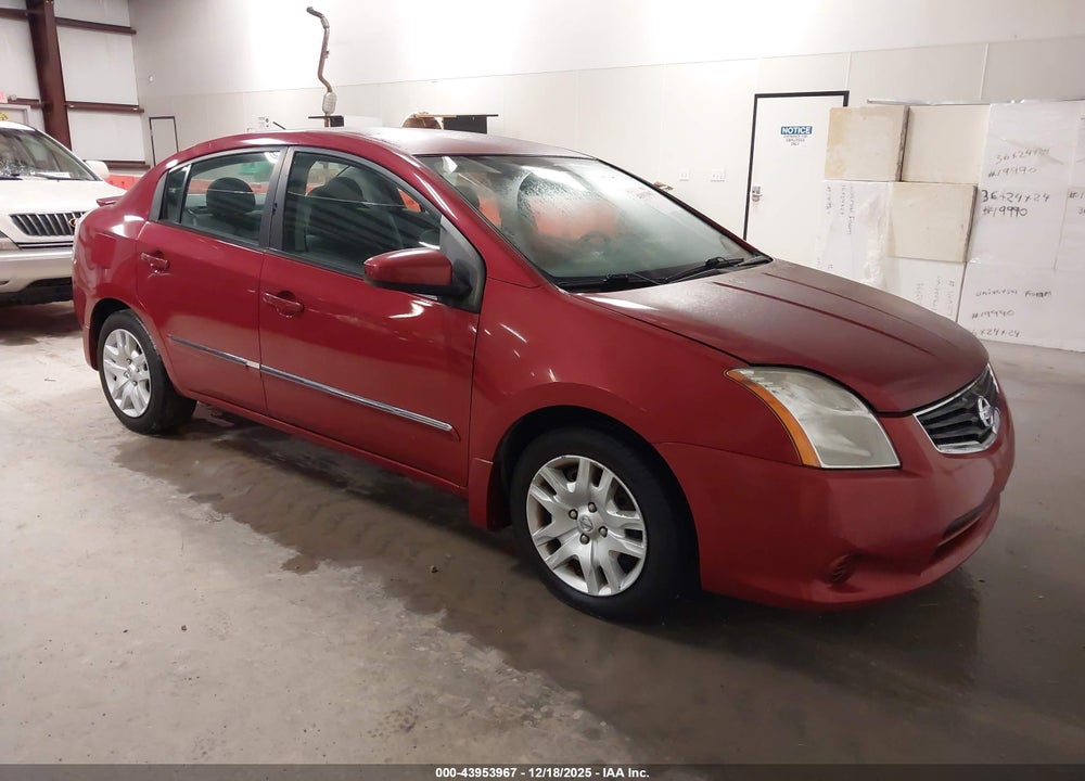 2012 NISSAN SENTRA 2.0 S VIN: 3N1AB6AP5CL738660