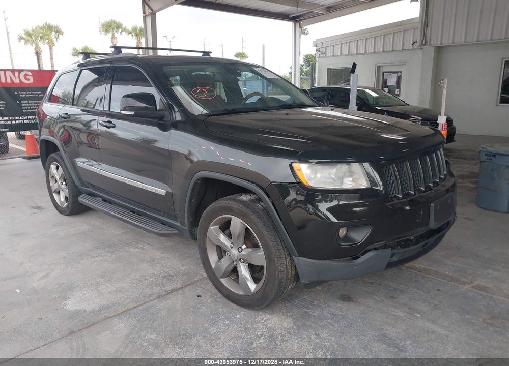 2012 JEEP GRAND CHEROKEE OVERLAND VIN: 1C4RJFCG4CC114912
