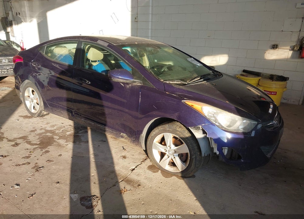 2013 HYUNDAI ELANTRA GLS VIN: 5NPDH4AEXDH232318
