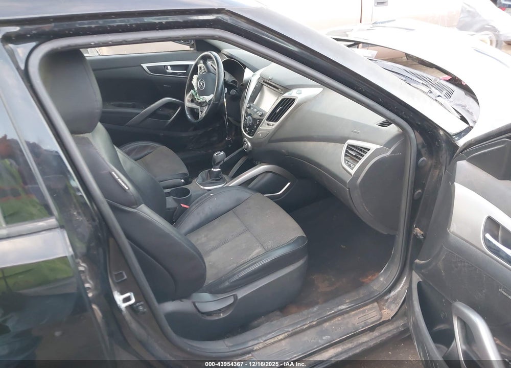 2014 HYUNDAI VELOSTER BASE W/BLACK VIN: KMHTC6AD9EU191521