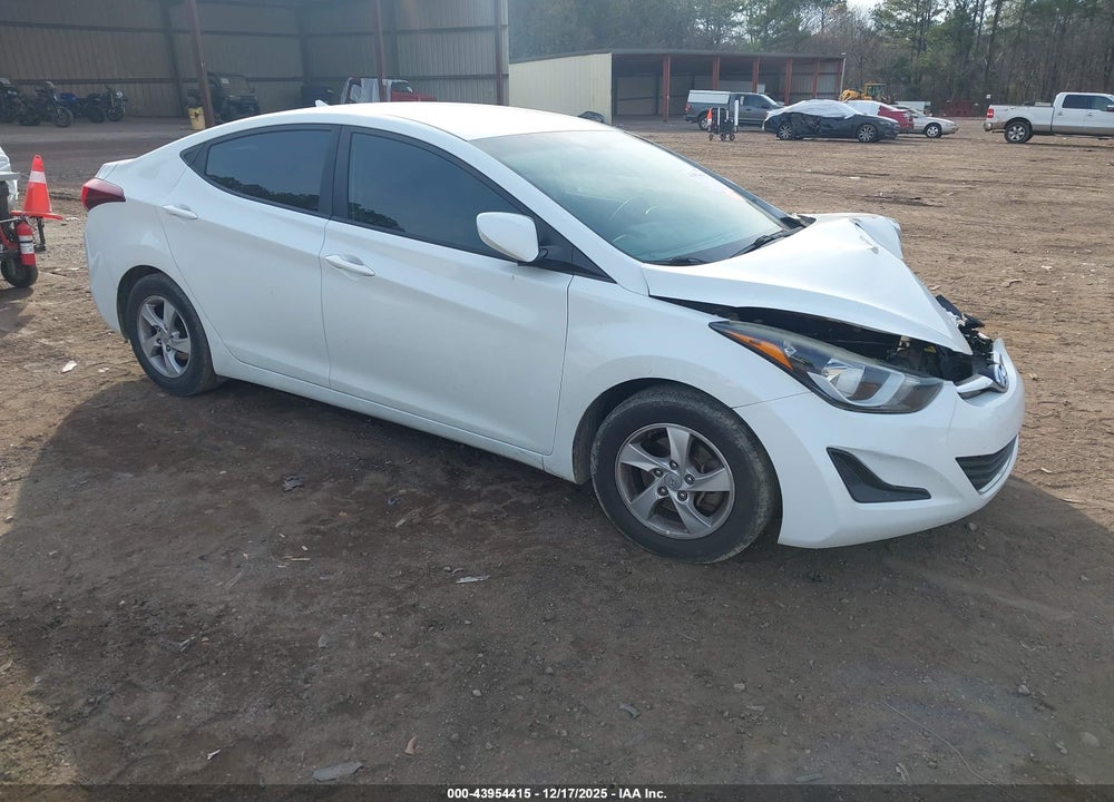 2015 HYUNDAI ELANTRA SE VIN: 5NPDH4AE7FH551680