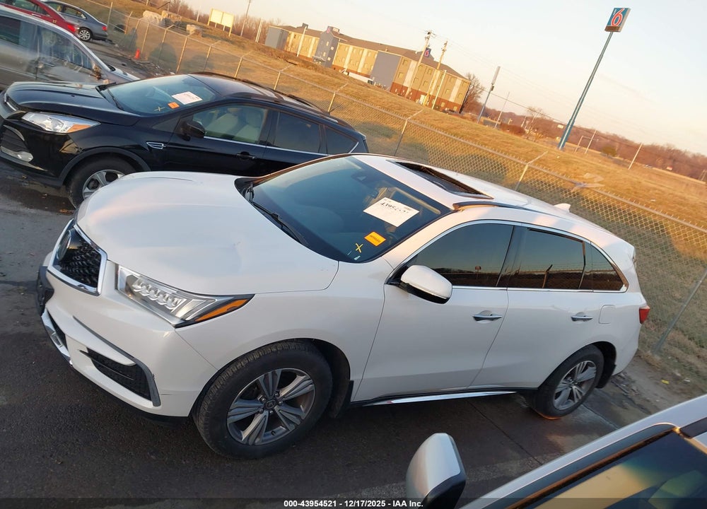 2020 ACURA MDX STANDARD VIN: 5J8YD4H34LL048800
