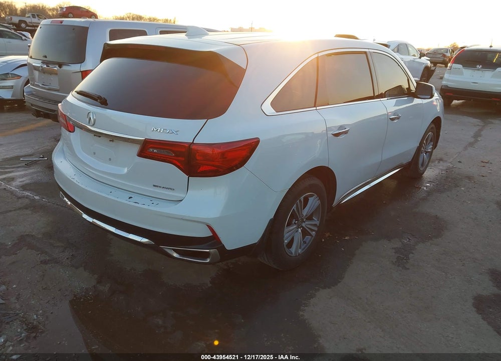 2020 ACURA MDX STANDARD VIN: 5J8YD4H34LL048800