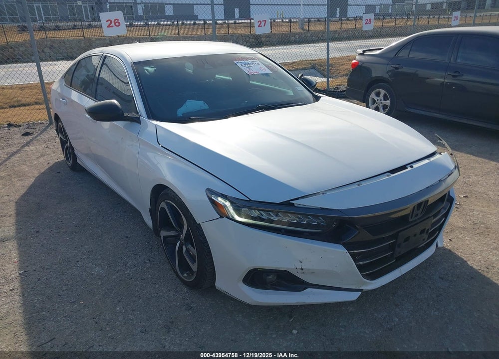 2021 HONDA ACCORD SPORT VIN: 1HGCV1F34MA115093