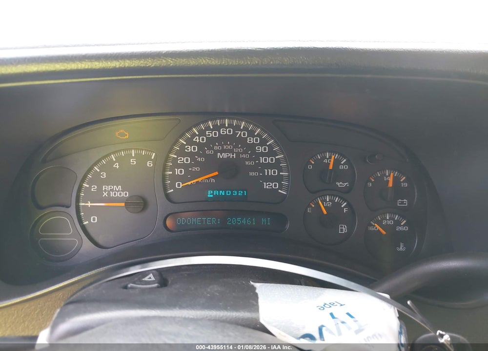 2003 CHEVROLET SILVERADO 1500 WORK TRUCK VIN: 2GCEC19X131341967