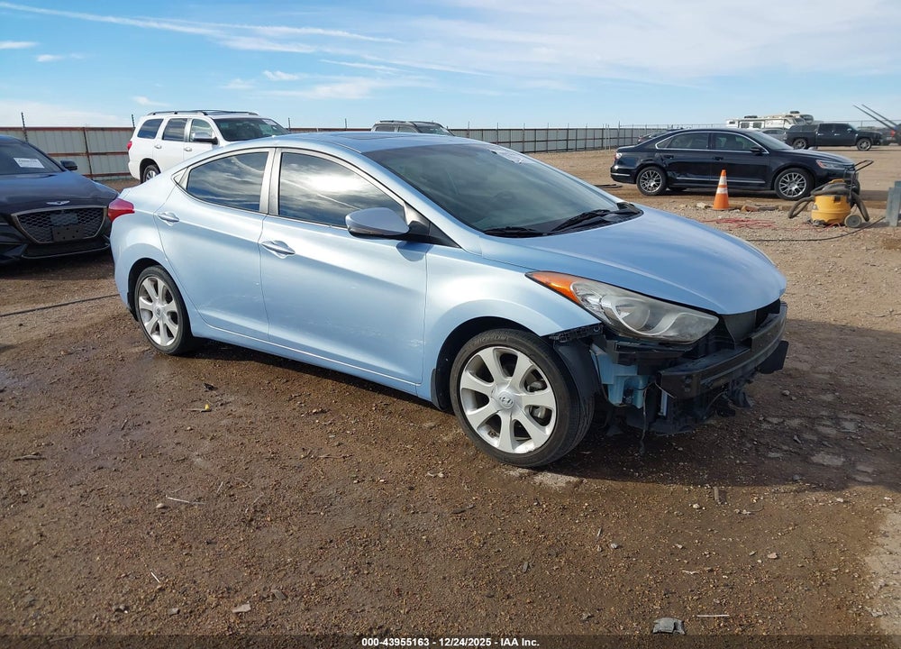 2013 HYUNDAI ELANTRA LIMITED VIN: KMHDH4AEXDU689728