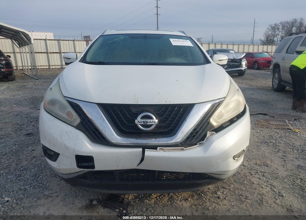 2016 NISSAN MURANO SL VIN: 5N1AZ2MG5GN103565